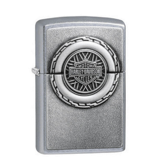 Zippo Harley-Davidson Engine Surprise Emblem Street Chrome Pocket Lighter
