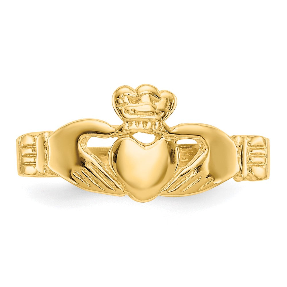 14k Baby Claddagh Ring Size 3
