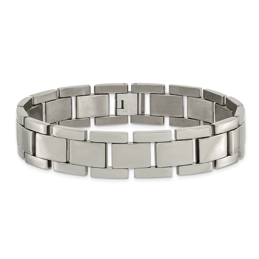Titanium Polished 8.5in Bracelet 8.5 inches