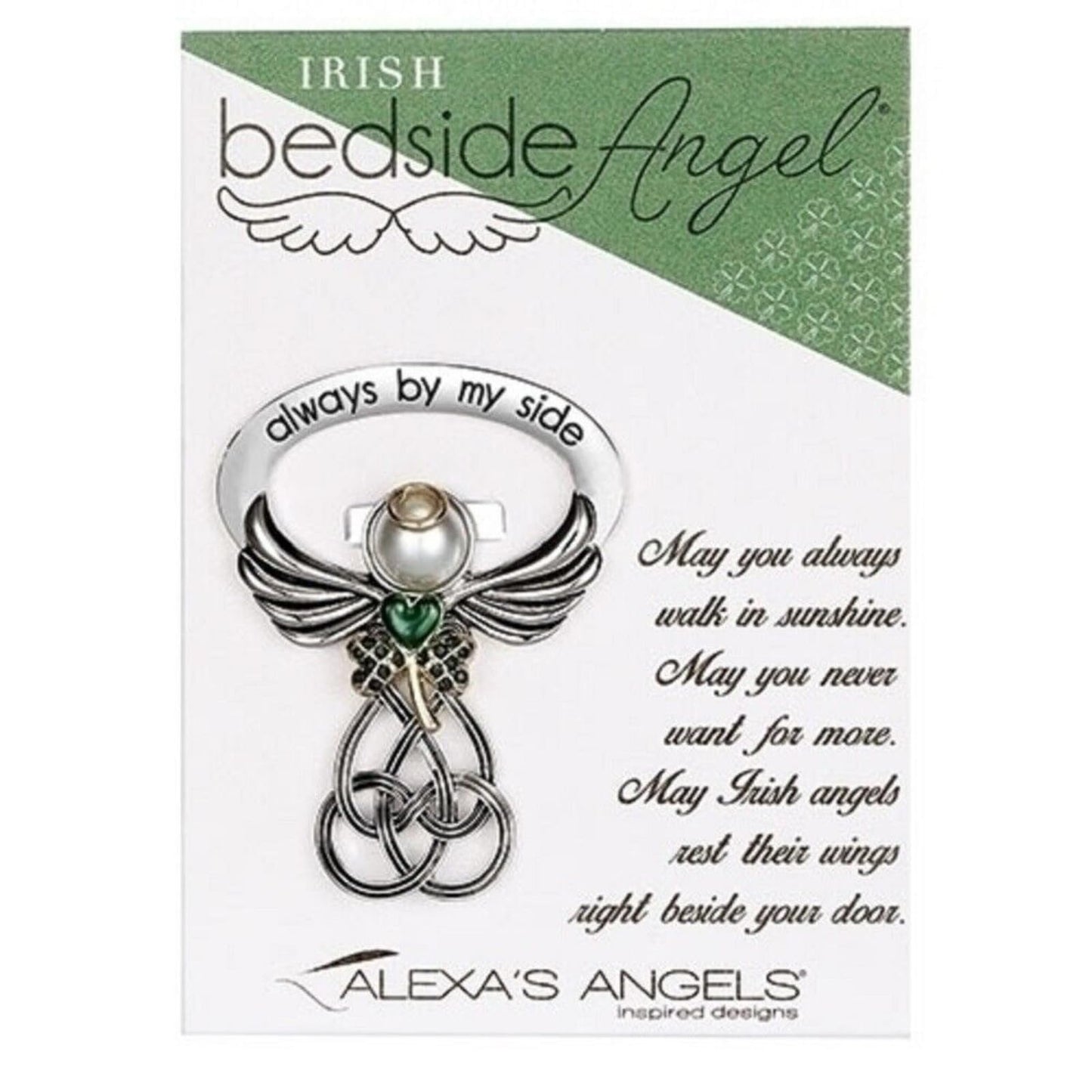 Alexa's Angels Roman 2.5" Irish Bedside Angel Carded