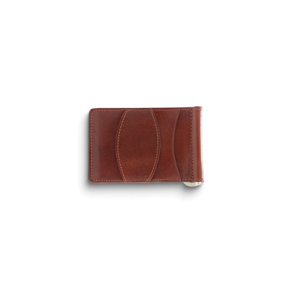 Storus Razor Tobacco Brown Italian Leather Wallet with ID Window