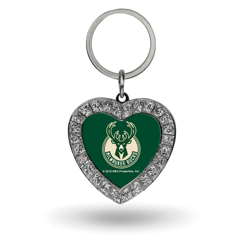 BUCKS MKH METAL KEY CHAIN (BLING HEART)