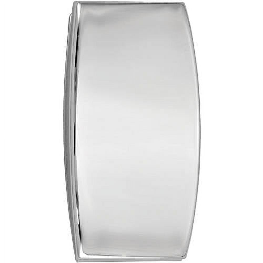 Primal Silver-Tone Domed Money Clip