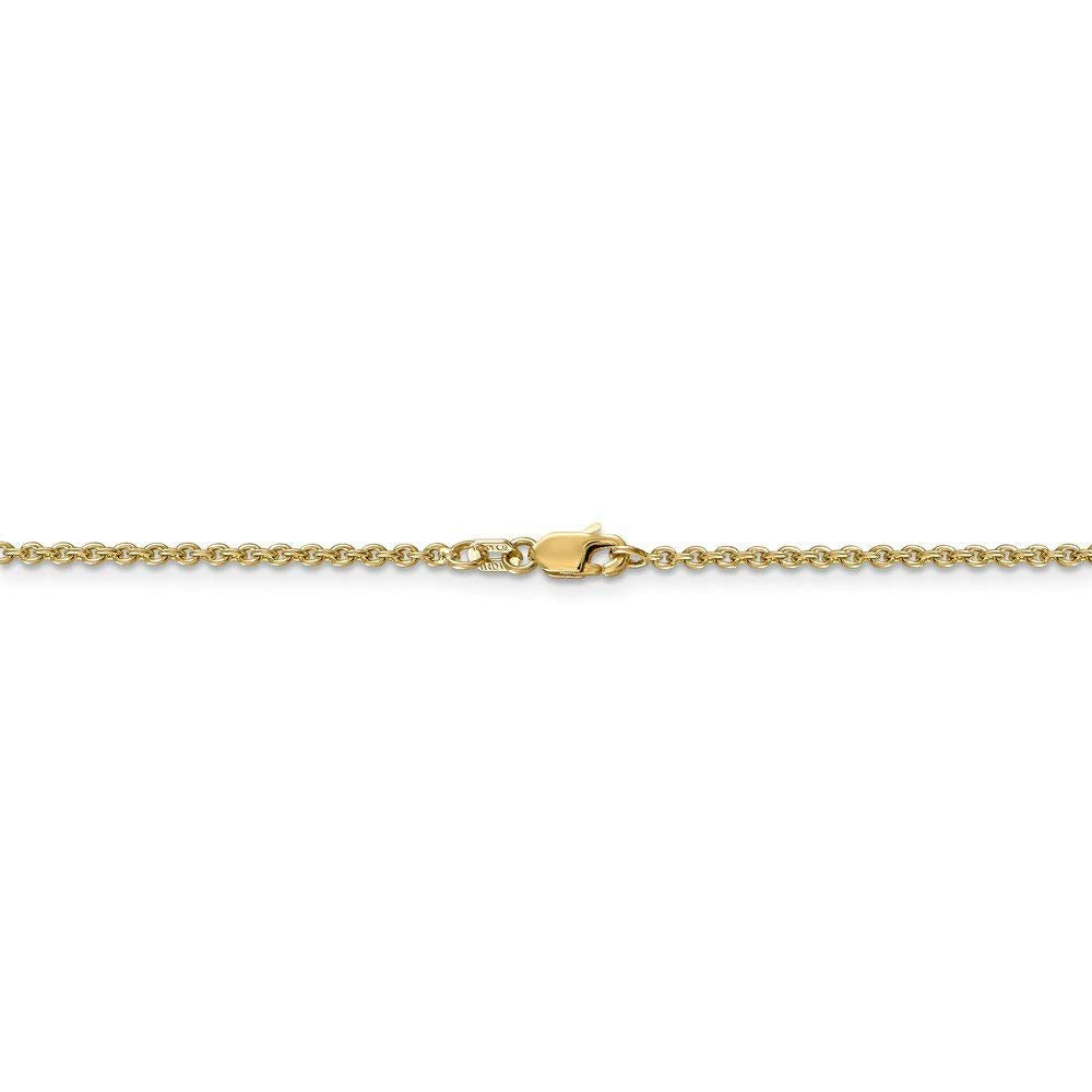 10k 1.8mm Forzantine Cable Chain Anklet