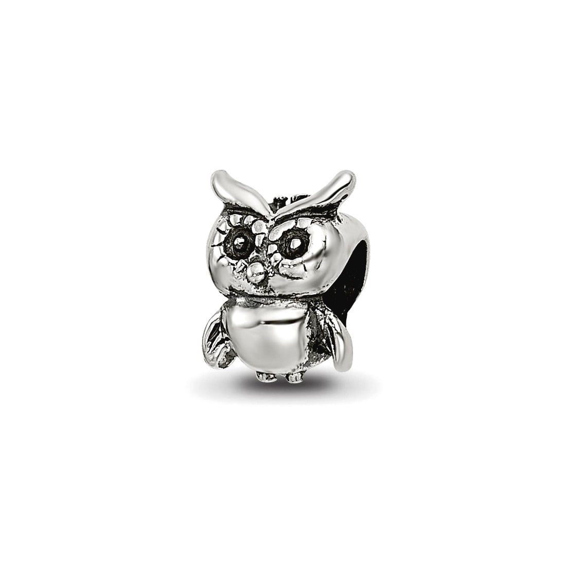Sterling Silver Reflections Kids Owl Bead