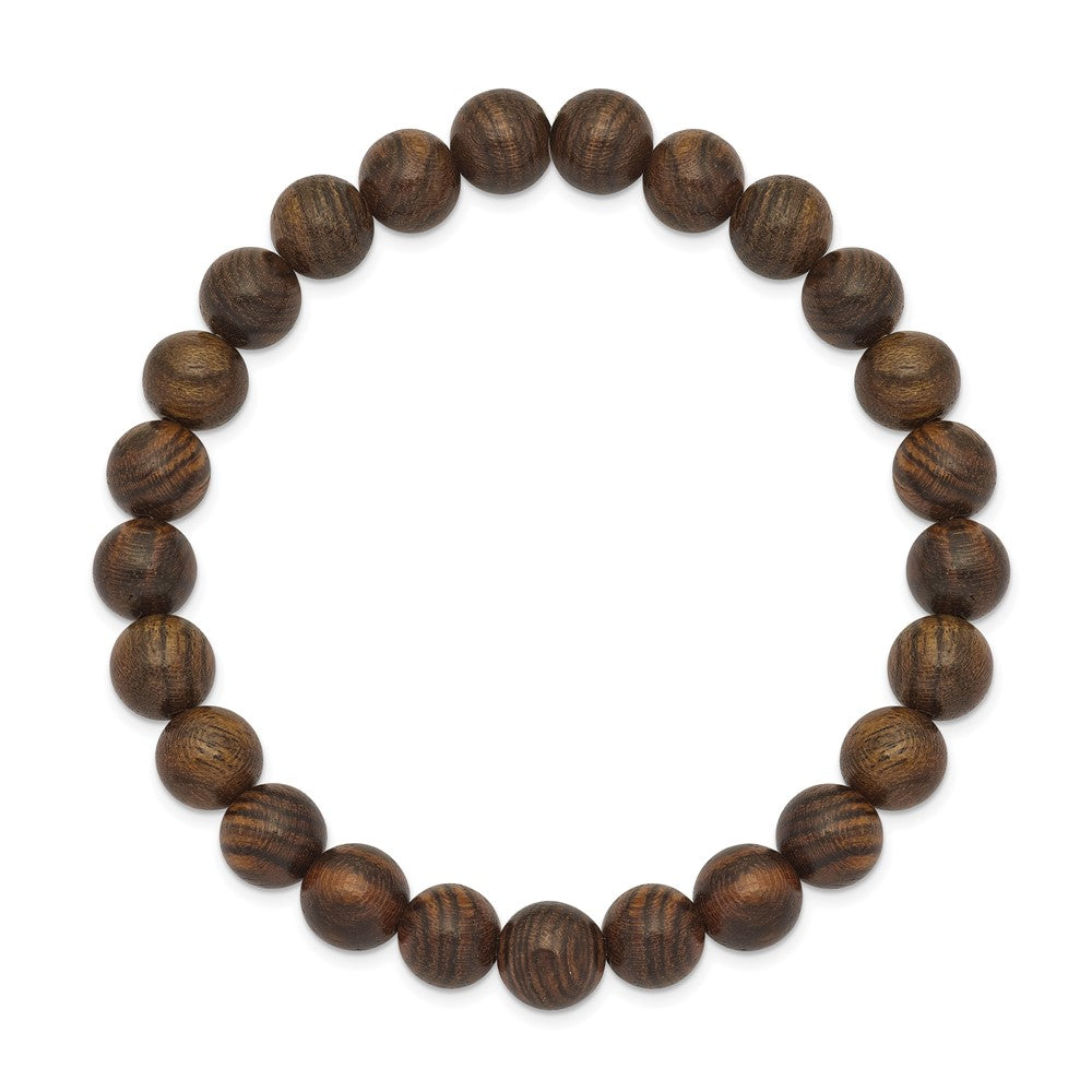 Stretch Bead Tigerwood Bracelet