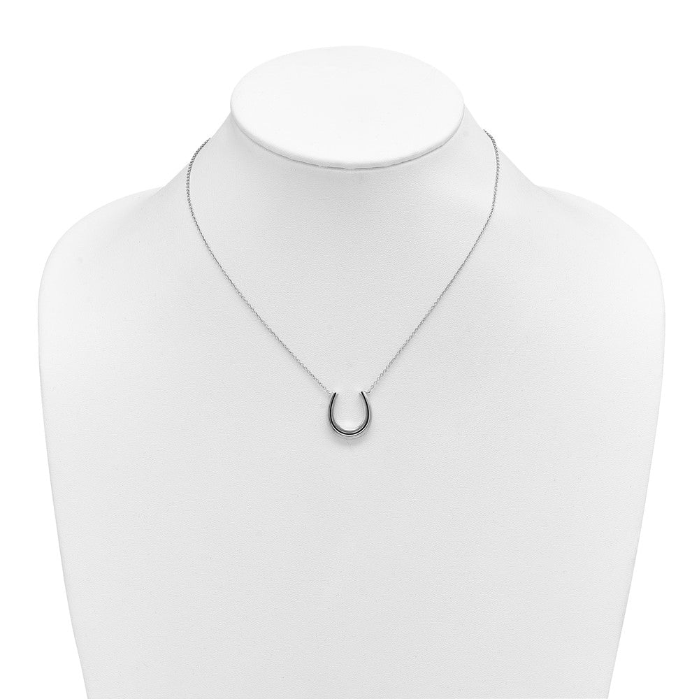 Sterling Silver Lucky Horseshoe Necklace