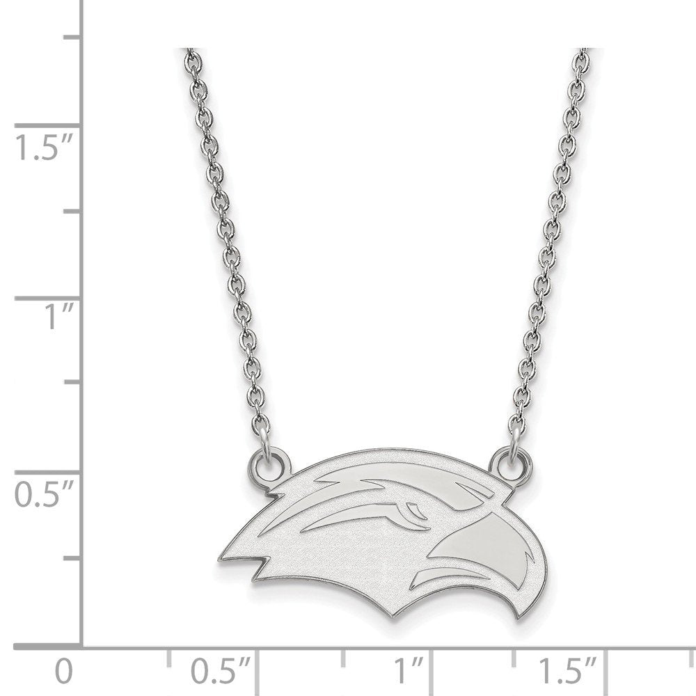 LogoArt SS007USM-18 Sterling Silver University of Southern Miss Pendant with Necklace, Small