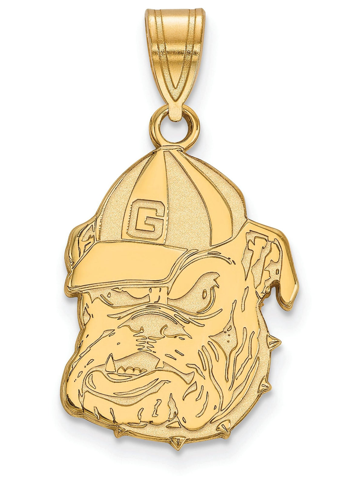 14k Gold LogoArt University of Georgia Bulldog Large Pendant Q4Y046UGA