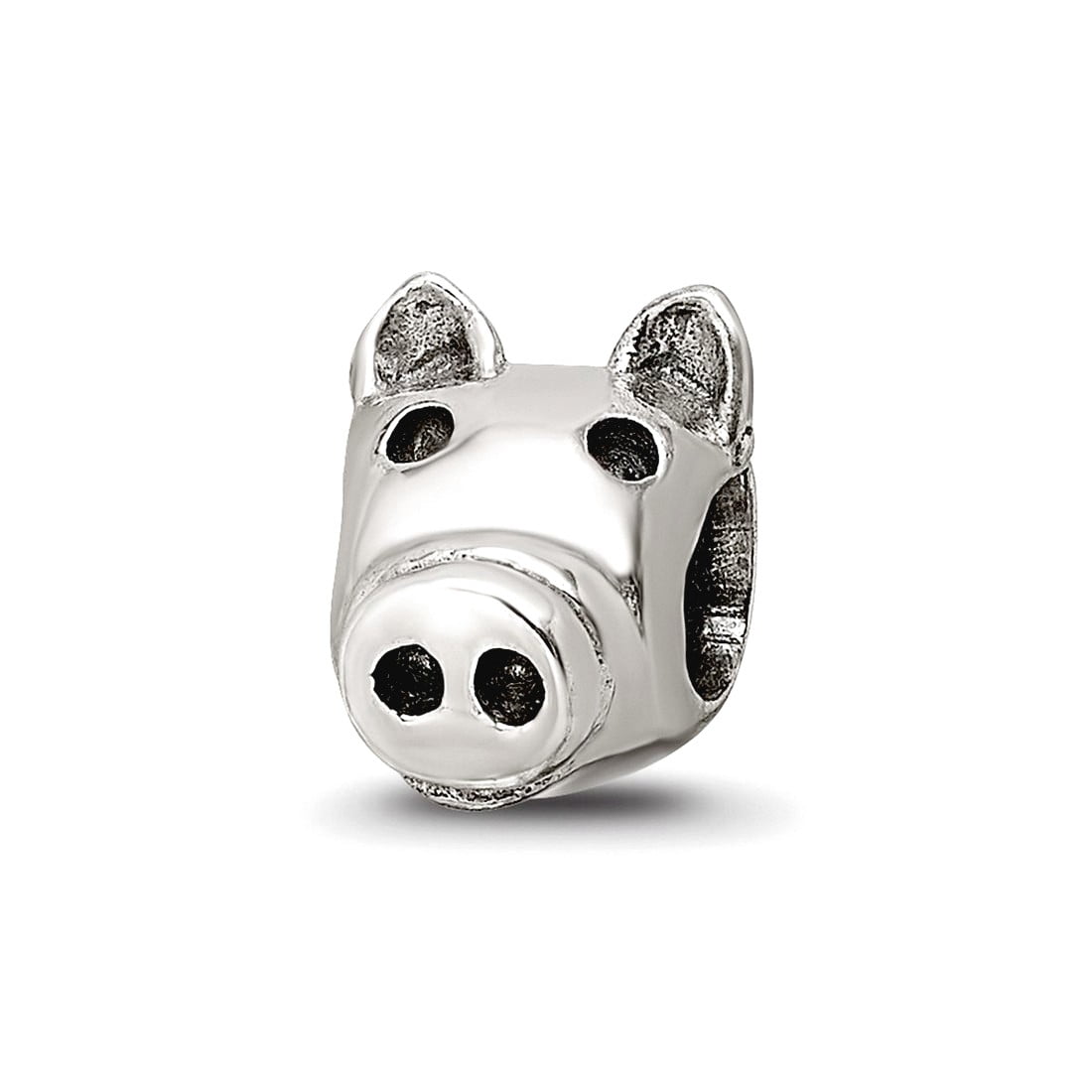 Sterling Silver Reflections Kids Pig Bead
