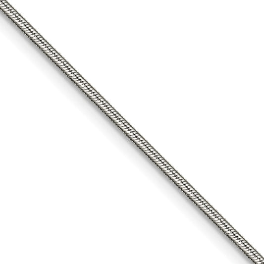 Chisel Stainless Steel Polished 1.5mm 22 inch Snake Chain