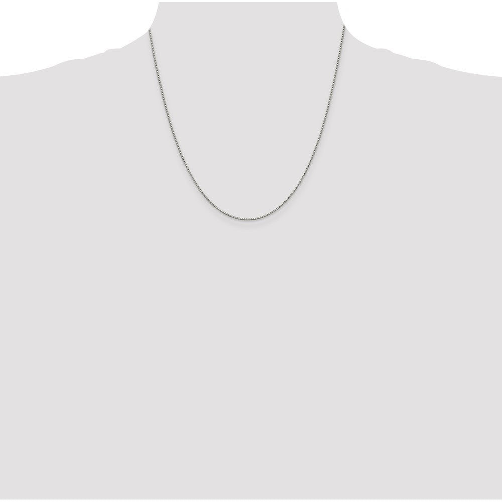 Sterling Silver .9mm Box Chain 20 Inches