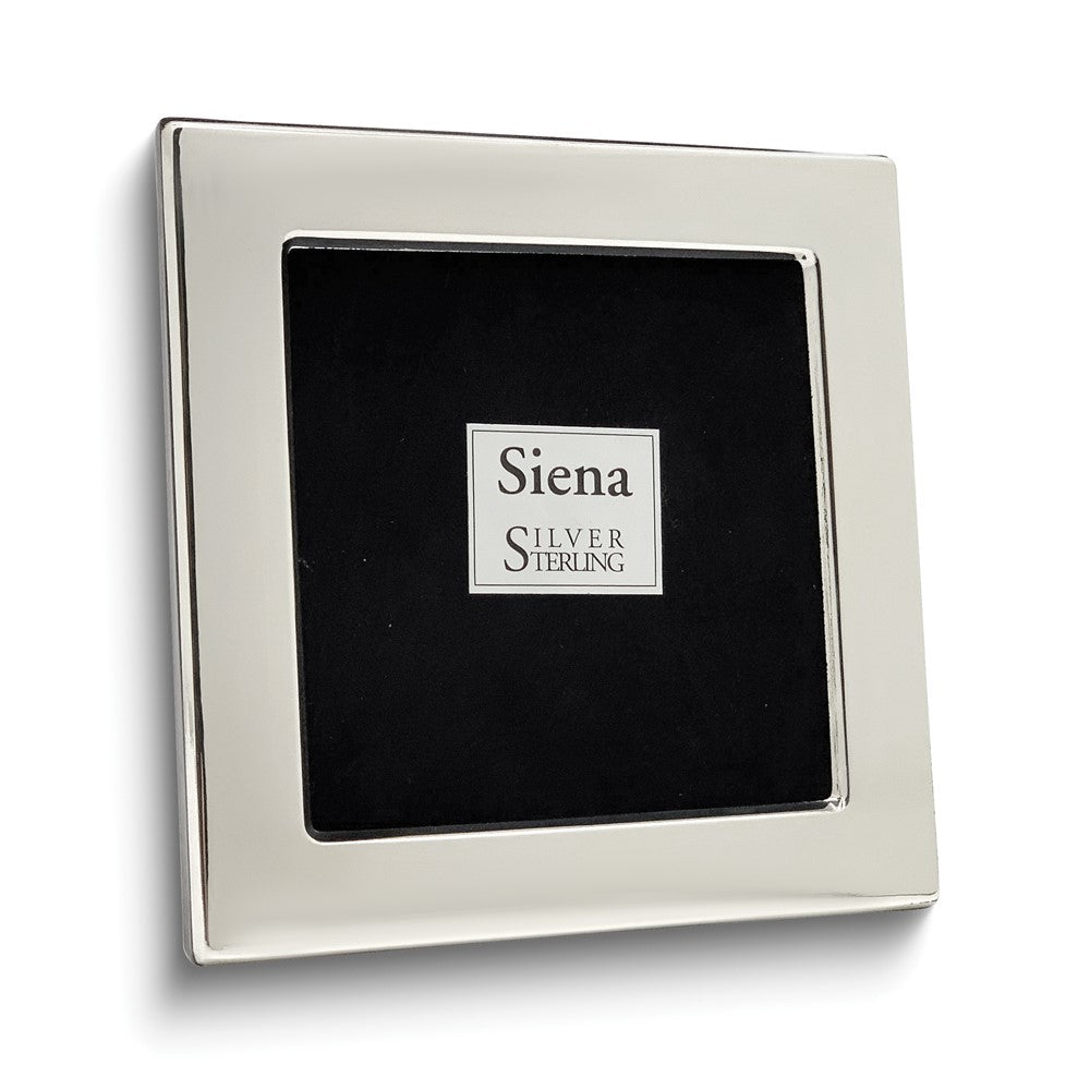 Sterling Silver Flat Plain 3x3 Photo Frame