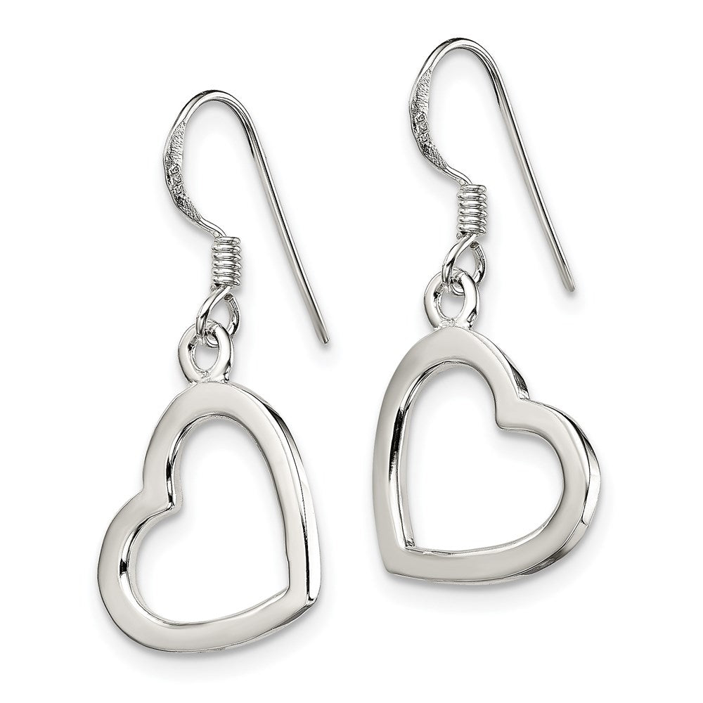 Sterling Silver Rhodium-plated Polished Bezel CZ Cross Post Earrings