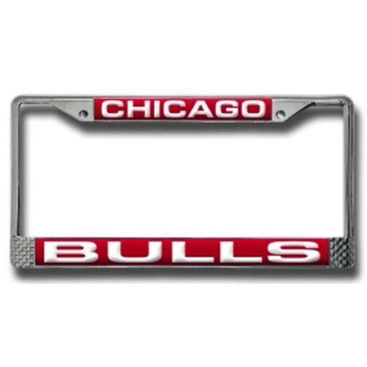 Chicago Basketball Bull's Chrome Metal Laser Cut License Plate Frame