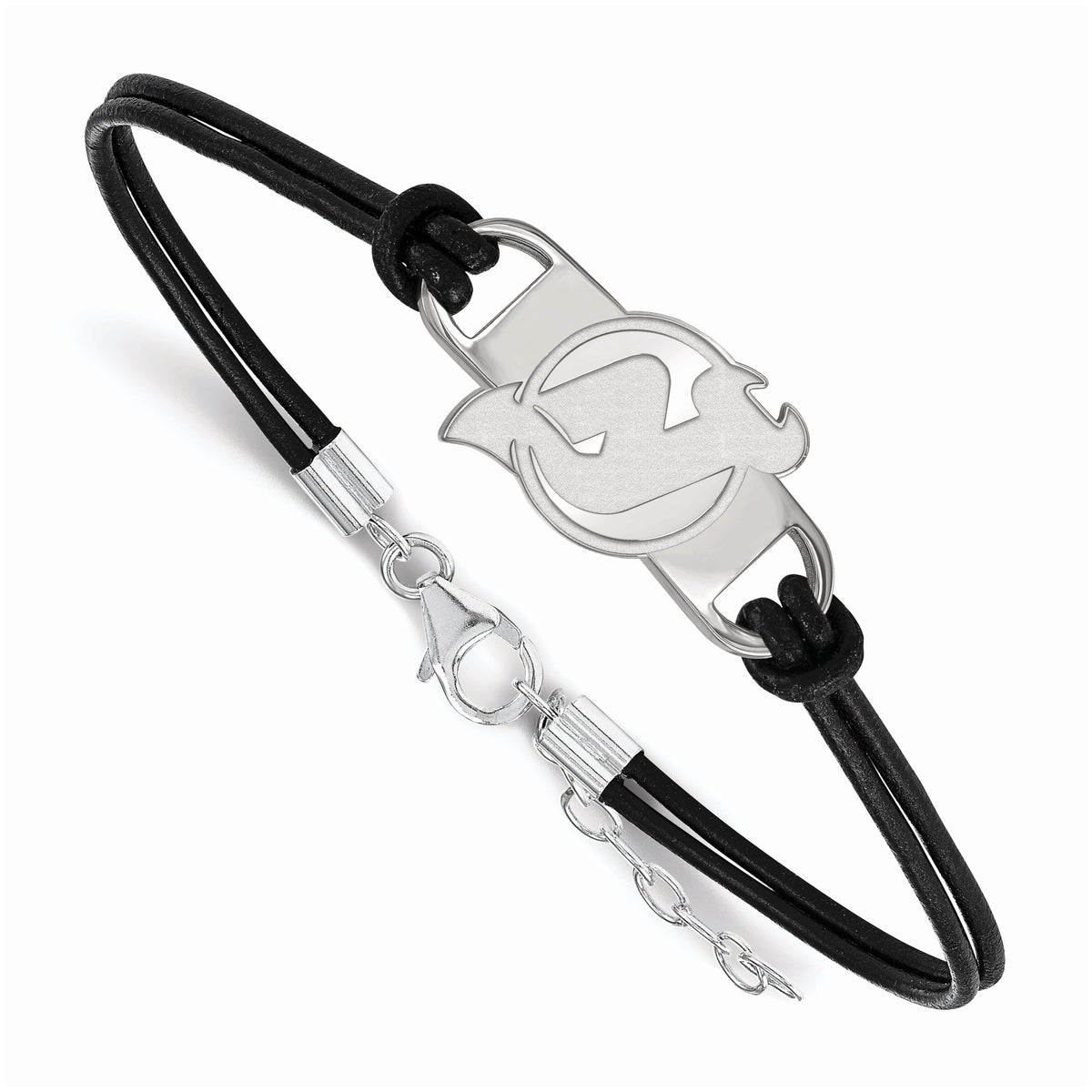 Women's New Jersey Devils Leather Bracelet