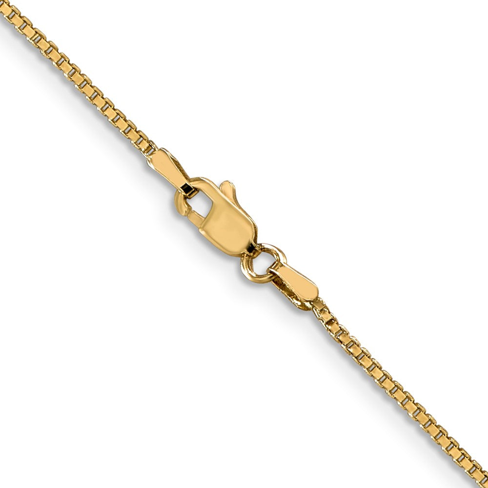 14K 1.2mm Box Chain Yellow Gold