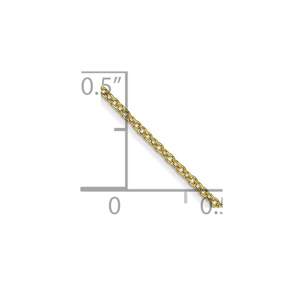 10k 1mm Round Open Link Cable Chain