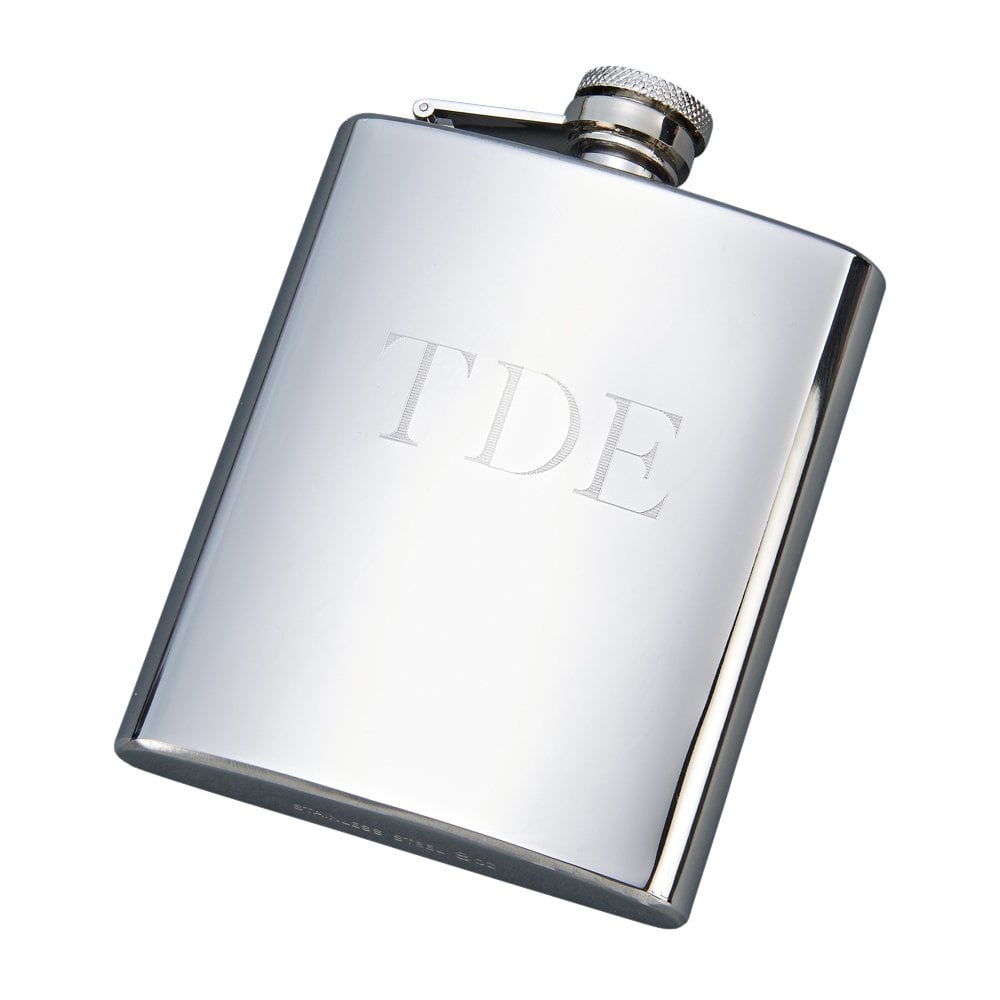 8 Oz. Stainless Steel Bright Flask