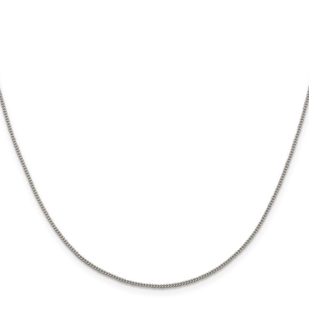 Sterling Silver 1.15mm Curb Chain 20 Inches