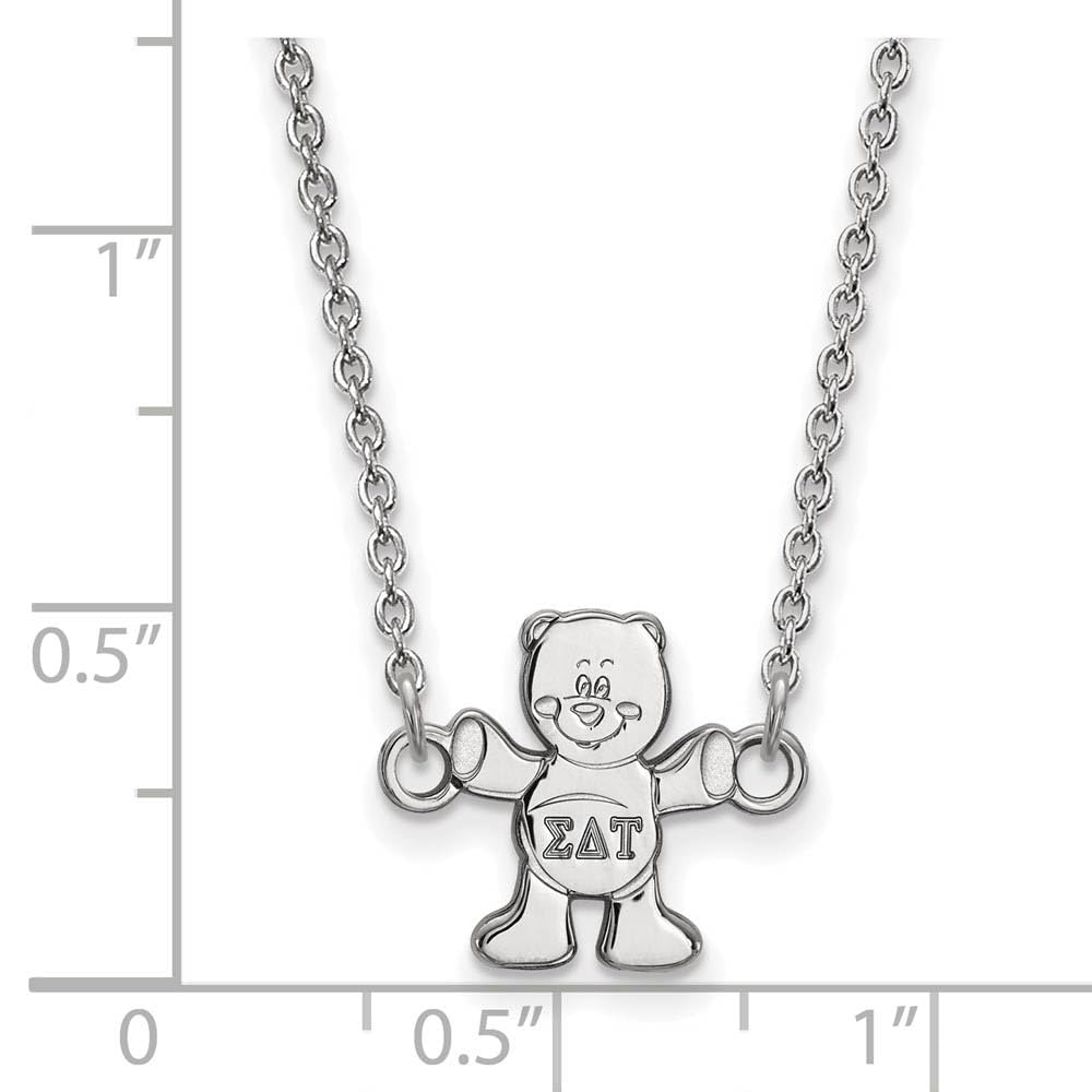 Sterling Silver 18in Official Licensed Greek Sororities Sigma Delta Tau XS Pendant w/ Necklace