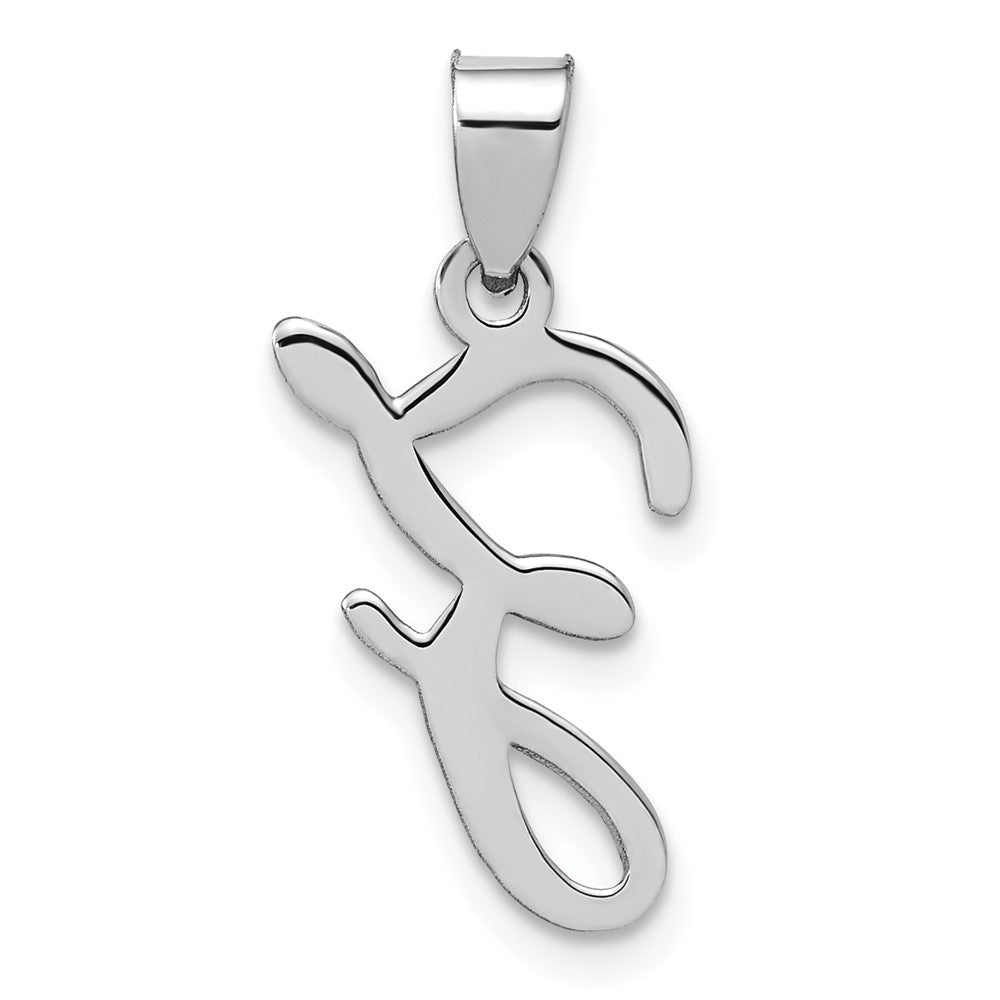 14K White Gold Z SCRIPT INITIAL / HP