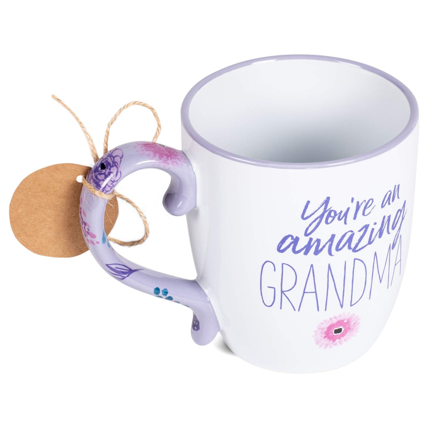 Lighthouse Christian Products 245120 Touch of Floral-Amazing Grandma Ceramic Mug
