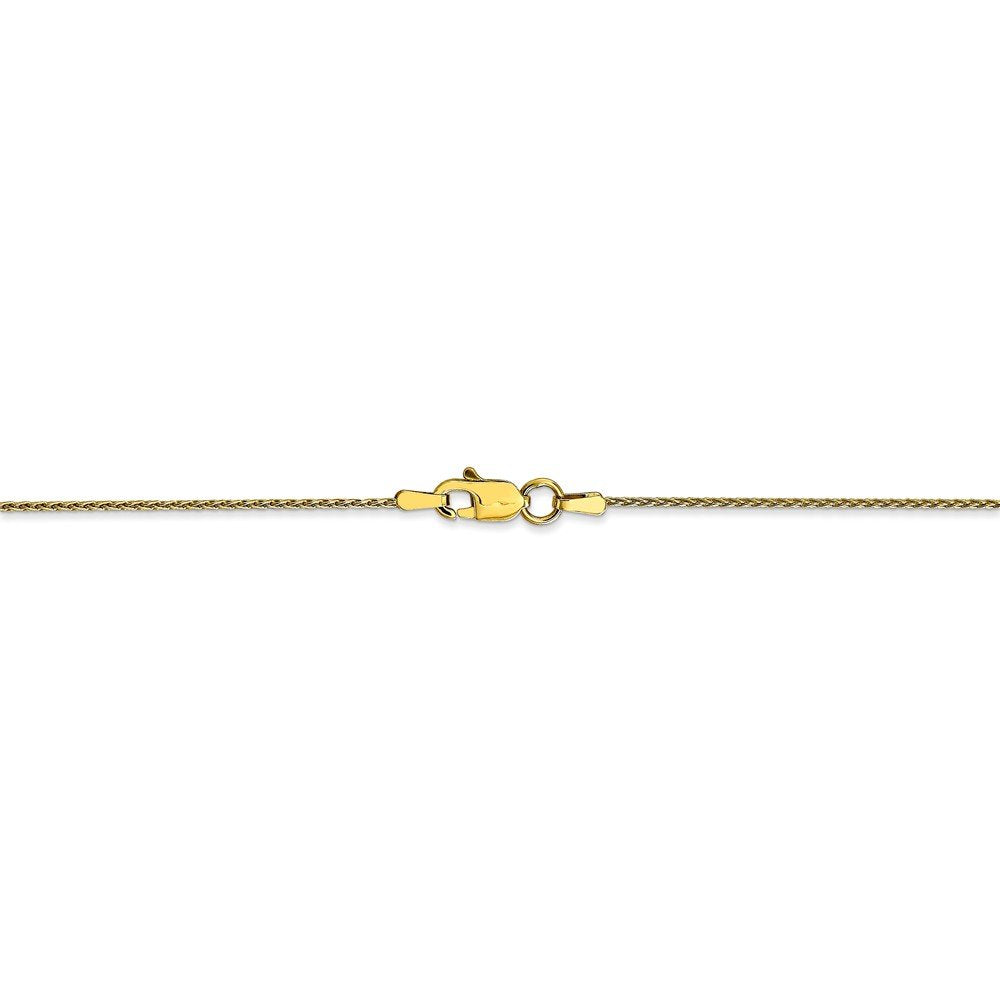10k 1mm Parisian Wheat Chain Anklet