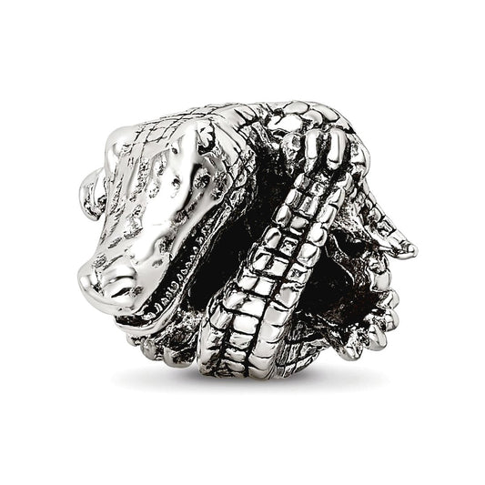 Sterling Silver Reflections Alligator Bead