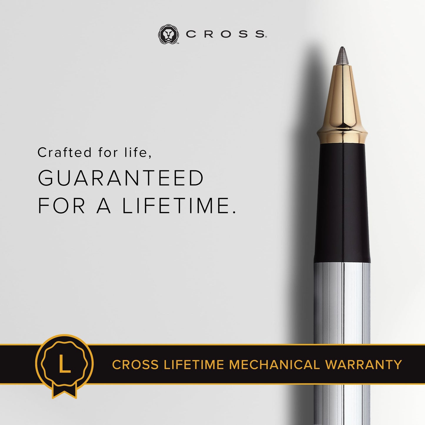 Cross Townsend Medalist Refillable Rollerball Pen, 23 Carat Gold-Plated Appointments, Includes Luxury Gift Box