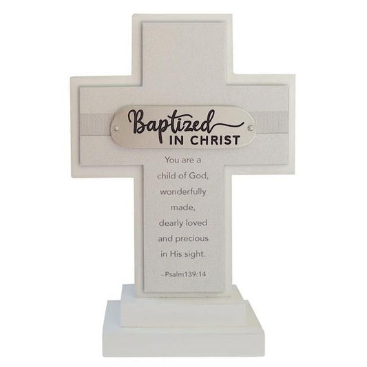 CA Gift 299585 7 in. Baptized in Christ Standing Cross
