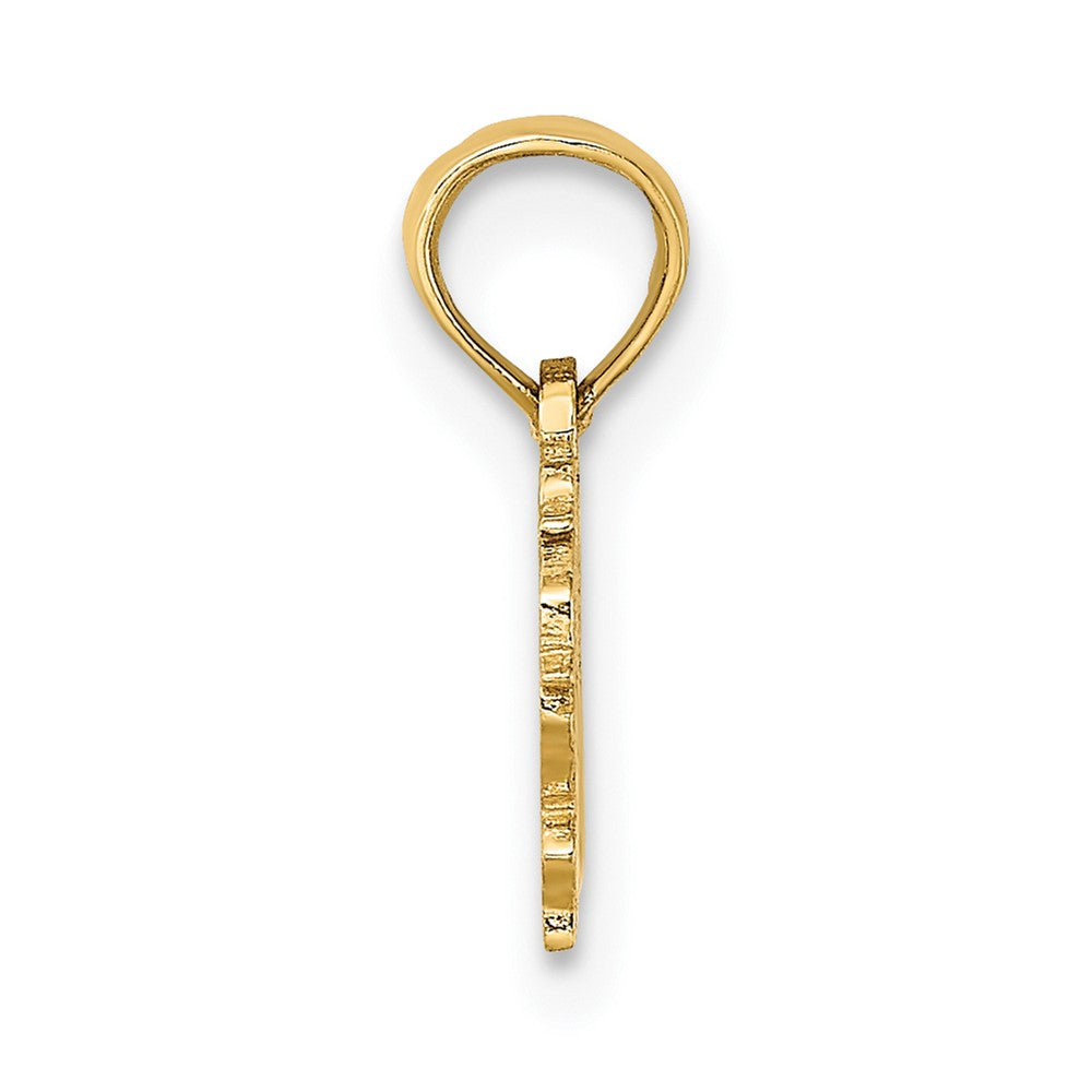 10K 100% VIRGO Zodiac Charm