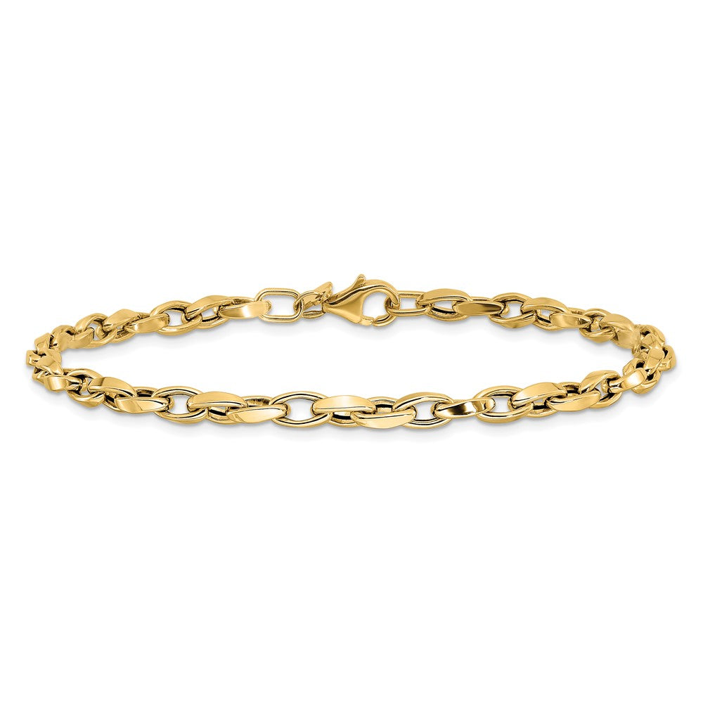 14K Polished Fancy Link Bracelet