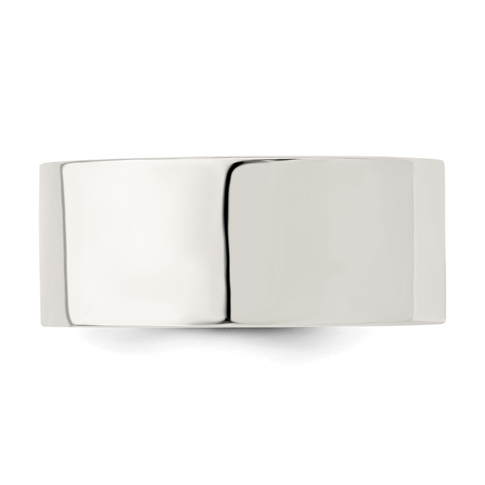 Sterling Silver 9mm Comfort Fit Flat Size 6.5 Band