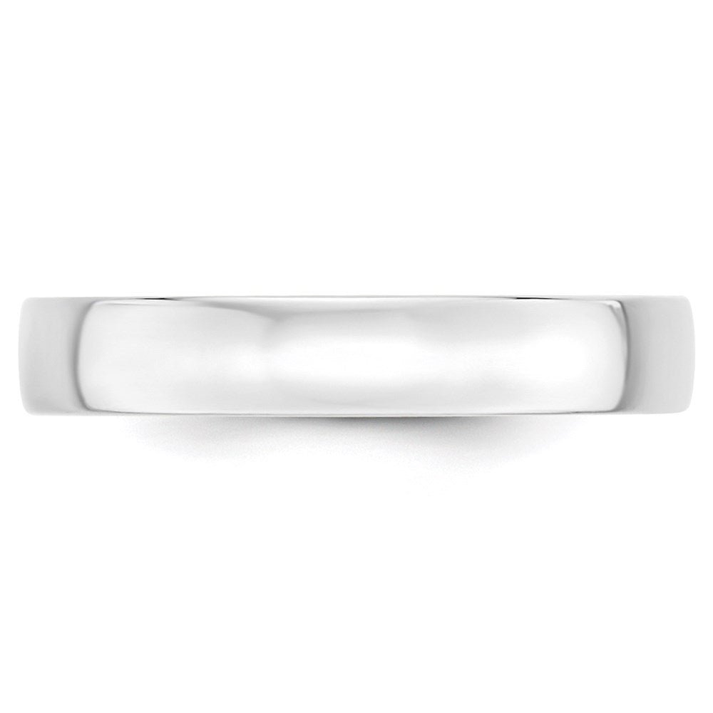 10k White Gold 4mm Lightweight Comfort Fit Wedding Band Size 9