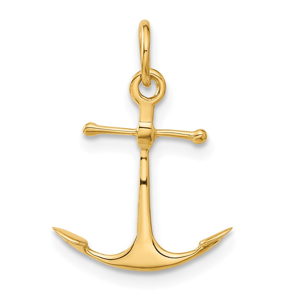 10k Yellow Gold Anchor Charm