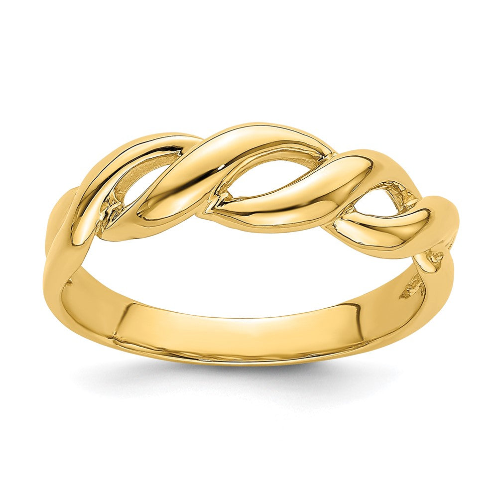 14k Freeform Knot Ring Size 6