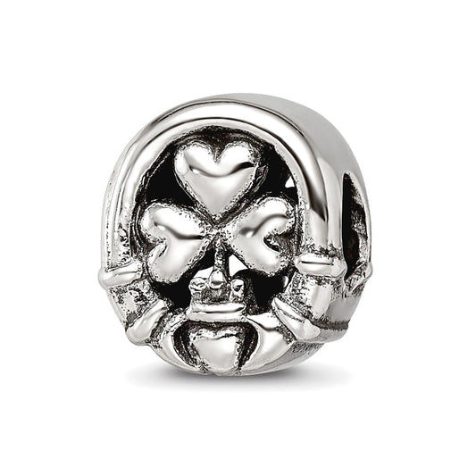 Sterling Silver Reflections Three Leaf Clover Bead