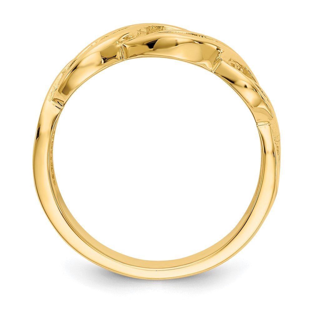 14k Infinity Ring Size 7