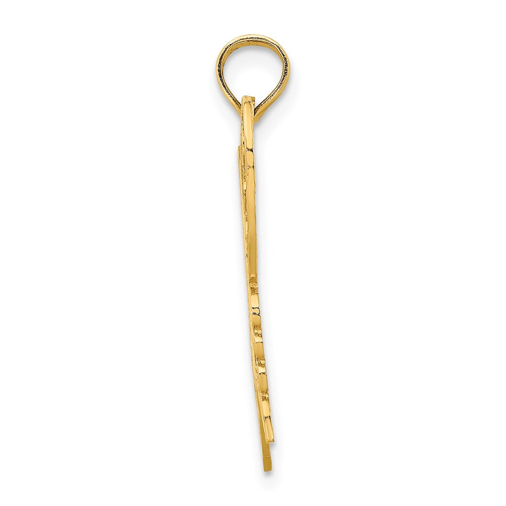 14K Cut-Out Butterfly Charm