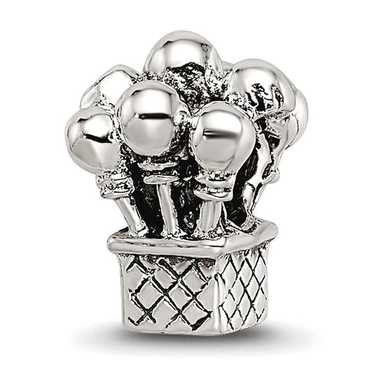 Sterling Silver Reflections Kids Balloons Bead