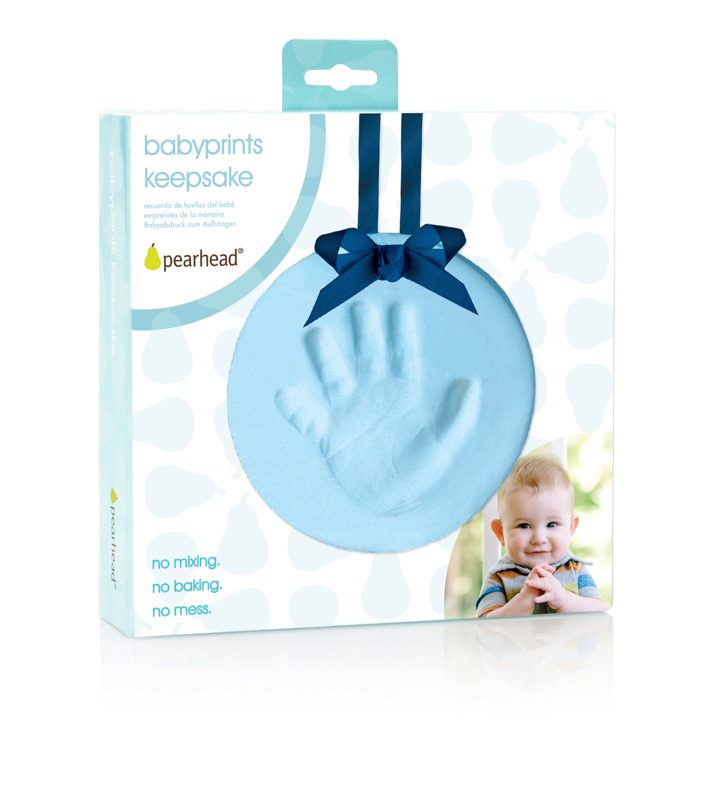 Babyprints BLUE HAND FOOT PRINT Wall Hanging for a One-of-a-Kind gift