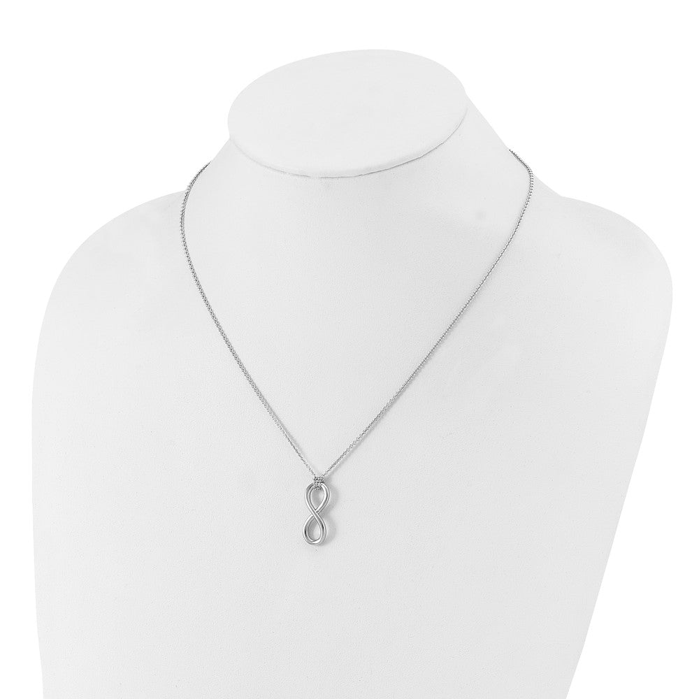 Sterling Silver Infinity Pendant Necklace