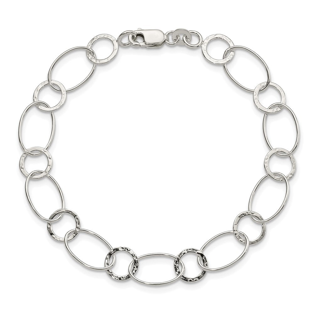 Sterling Silver Fancy Bracelet 7.5 inches