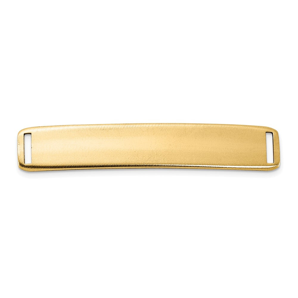 10K Polished ID Plate # 818