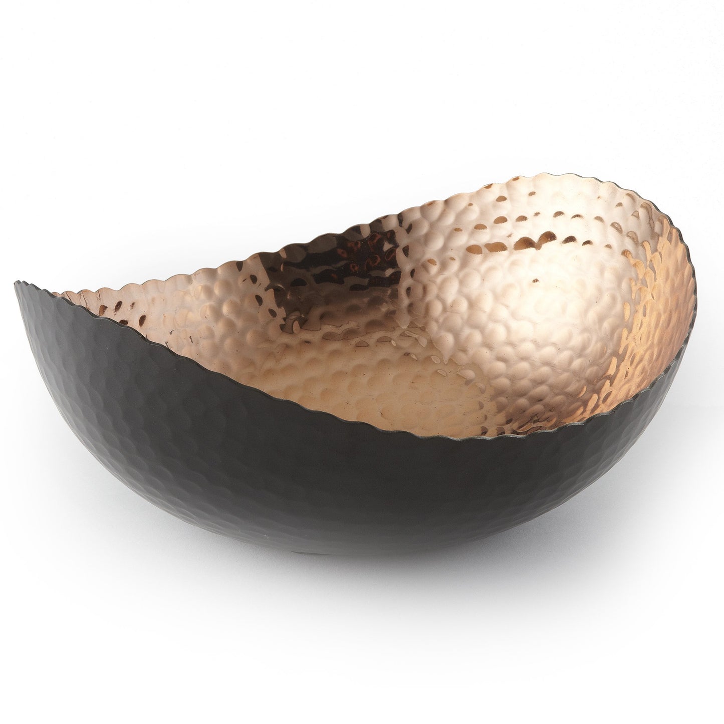 Leeber 72072 8.25 x 7.5 in. Eclipse Bowl, Black & Copper