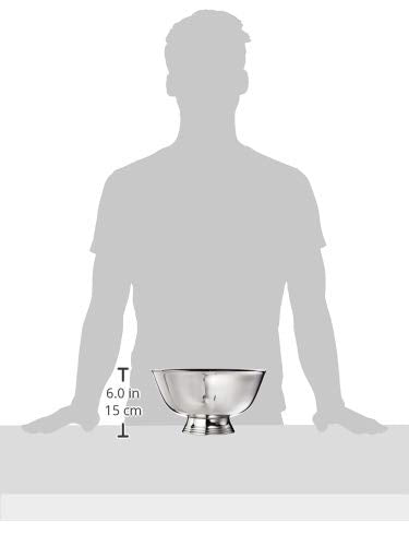 Leeber 72172 11.75 in. Revere Stainless Steel Decorative Bowl
