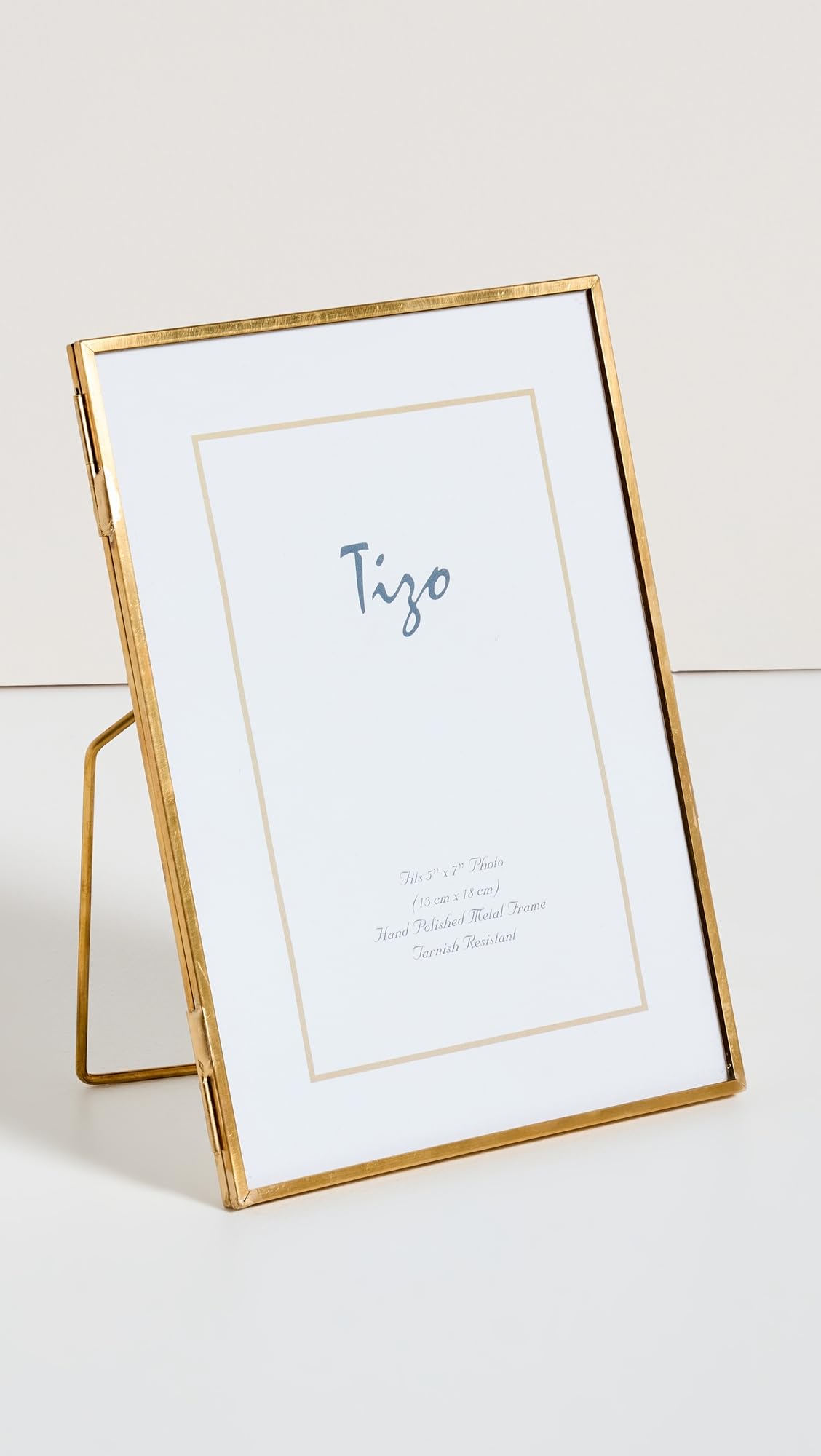 Brass Narrow 5x7 Photo Frame