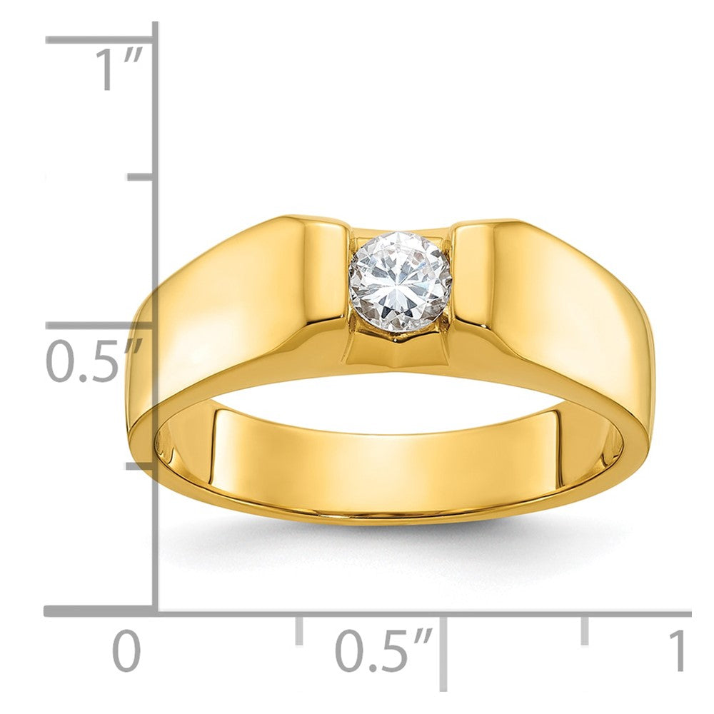 14k IBGoodman Men's 1/3 carat Diamond Complete Ring