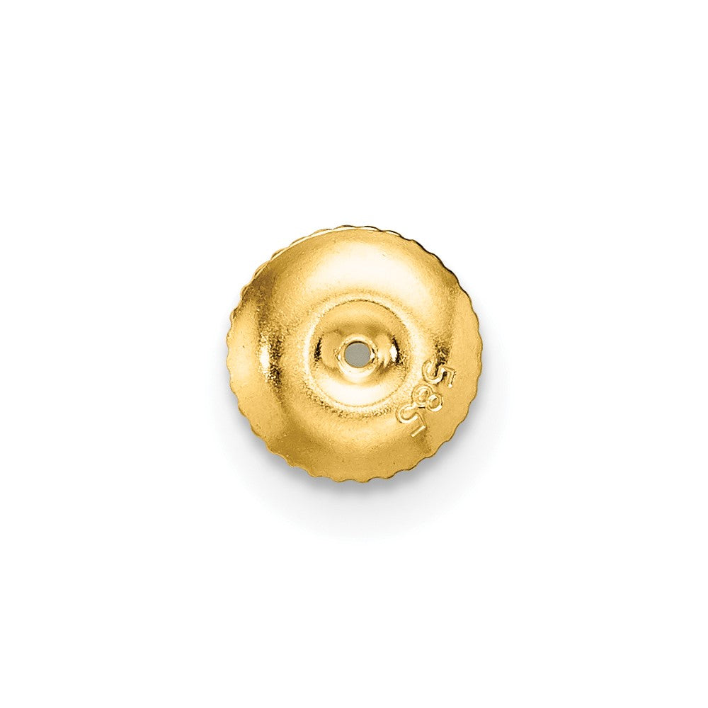 14k Yellow Gold 1/2 ctw Certified Lab Grown Diamond VS/SI+ G+ Round 4 Prong Heavy Wt. Screwback Stud Earrings